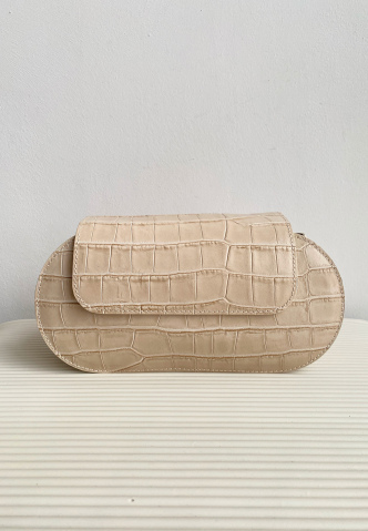 Сумка 0177 Молочный (кроко-кожа) (480)